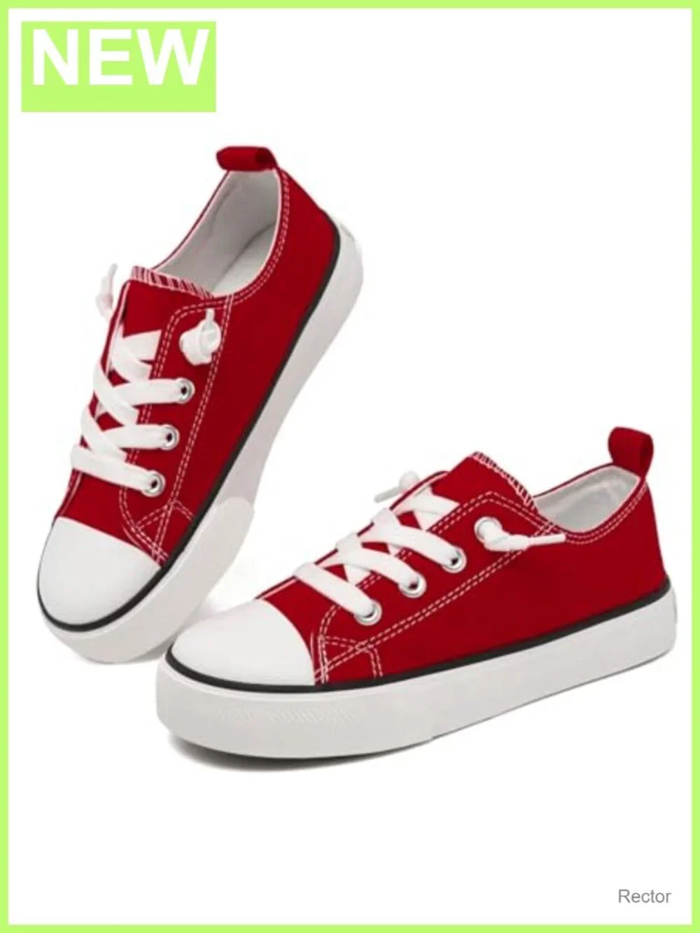 Toddler Little Kid Cushioned Canvas Slip On Sneakers Soft Durable